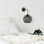 Opviq Fellini - MR - 710 Lámpara de Pared de Metal Negro